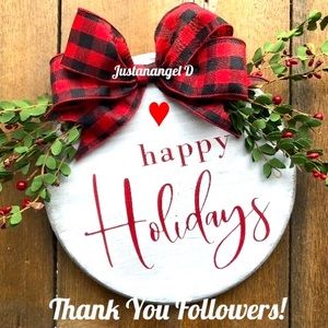 Thank you for following me, & Happy Holidays,✨❤️🎄